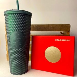 STARBUCKS Venti Soft Touch Tinted Bling Cold Tumbler